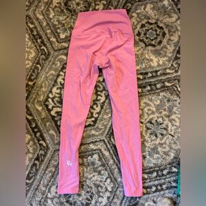 Pink Workout Leggings, Size Small